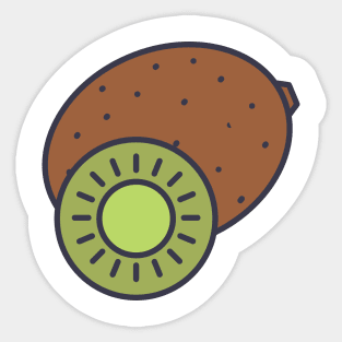 Cute Kiwi Sticker